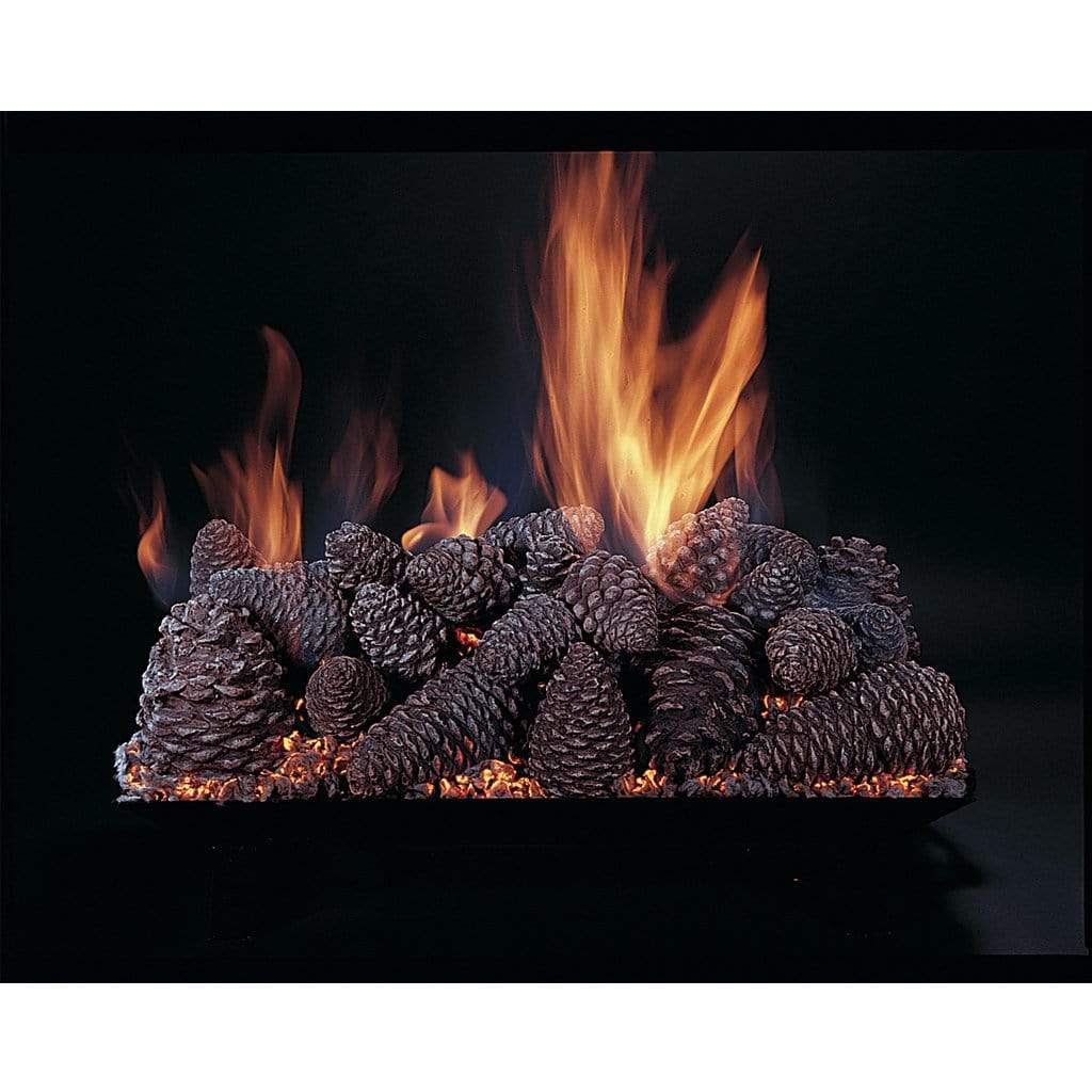 Rasmussen 30" Pine Cones Vented Gas Log Log Set PC30 Flame Authority