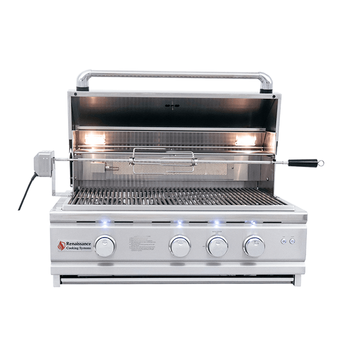 RCS 30" Cutlass Pro Built-In Gas Grill RON30 Grills Flame Authority