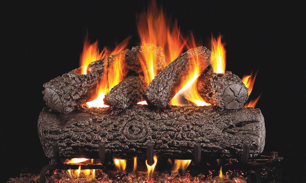 Real Fyre 20-inches Post Oak Vented Gas Log Set PO-20