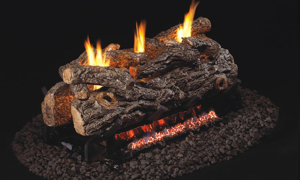 Real Fyre Golden Oak Gas Log Set