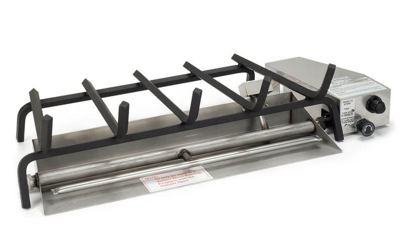 Real Fyre G45 42-inches Standard Assembled Stainless Steel Burner System w/ Safety Valve G45-42-NA-SS