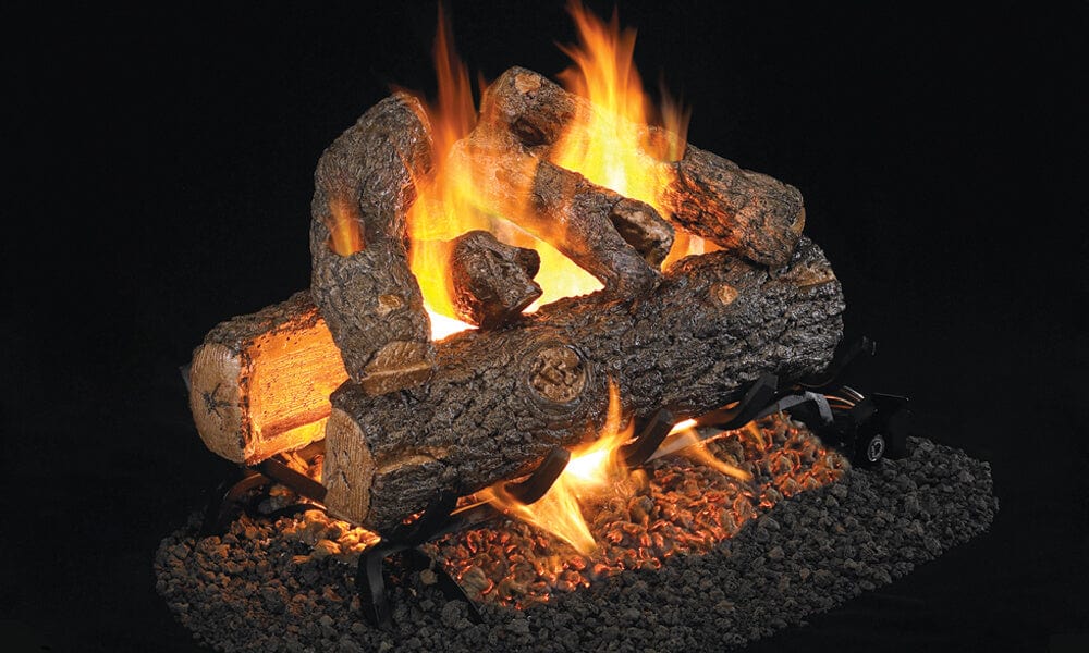 Real Fyre Golden Oak Gas Log Set
