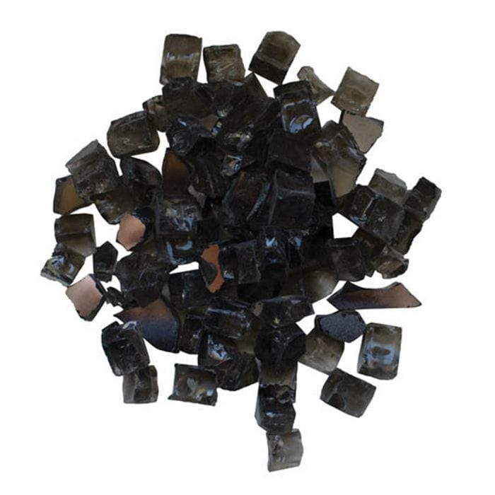 Remii 1/2" Dark Grey Reflective Fire Glass - 5lbs AMSF-GLASS-05