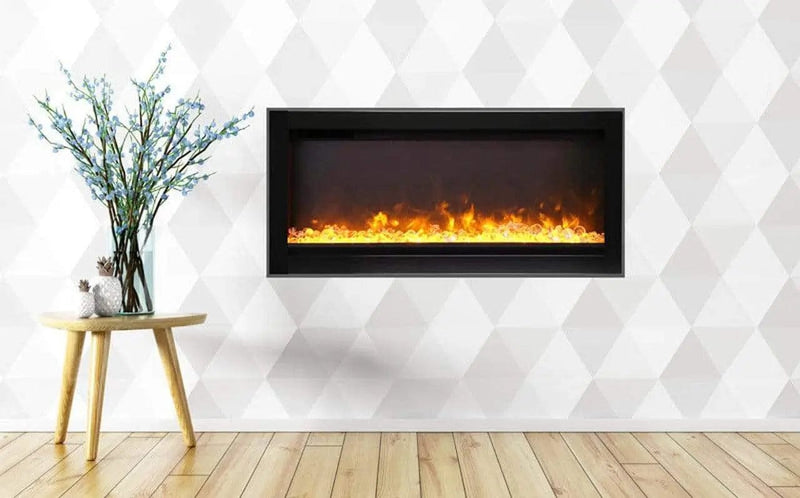 Remii Wall Mount Basic 34" Electric Fireplace WM-34-B Fireplaces WM-34-B Flame Authority