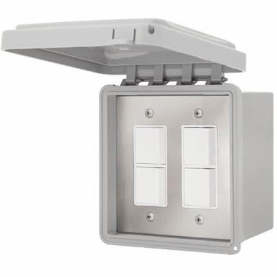 Schwank Dual Duplex Flush Mount c/w Weatherproof Cover JM 4315 XX