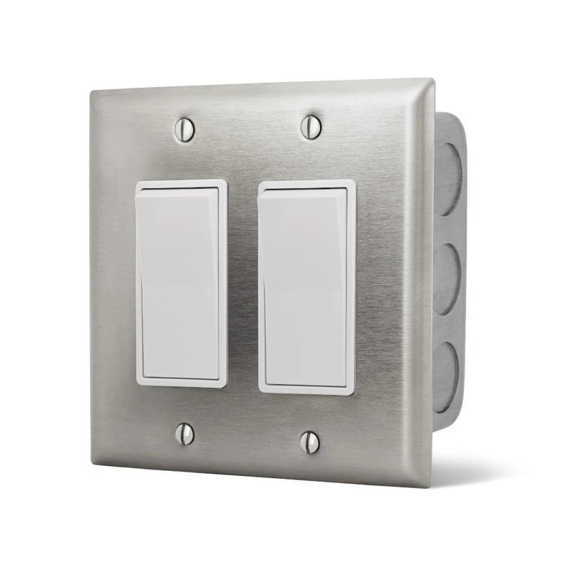 Schwank Dual Flush Mount Wall Plate and Deep Gang Box JM-4405-XX