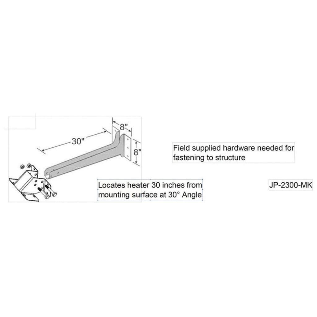 Schwank Wall Mount Arm Kit for 2100 & 2300 Series JP-2300-PK