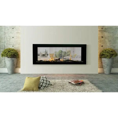 Sierra Flame Emerson 48" See-Thru Direct Vent Linear Gas Fireplace EMERSON-48-DELUXE Fireplaces Flame Authority