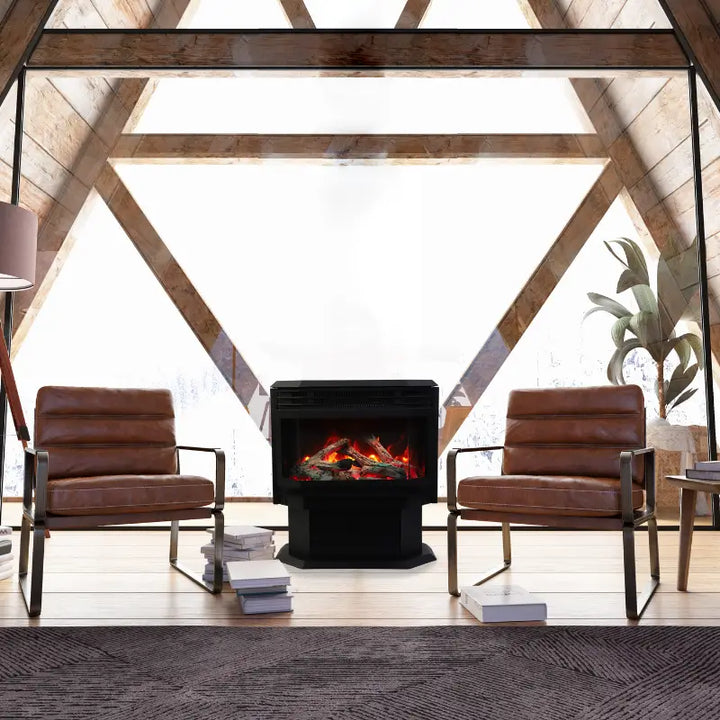 Sierra Flame Lumina FS-26-922 26" Smart Freestanding Electric Fireplace with WiFi & Remote