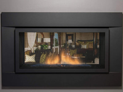 Sierra Flame Palisade 36" See-Thru Direct Vent Linear Gas Fireplace PALISADE-36 Fireplaces PALISADE-36-NG Flame Authority