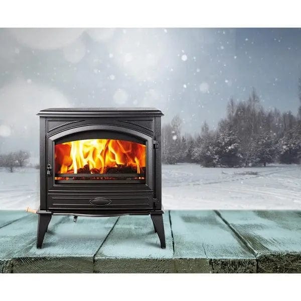 Sierra Flame The Cast Iron Lynwood 23" Free Stand Electric Fireplace E-50 Fireplaces E50-NA Flame Authority