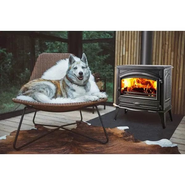 Sierra Flame The Cast Iron Lynwood 23" Free Stand Electric Fireplace E-50 Fireplaces E50-NA Flame Authority