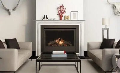 Sierra Flame Thompson 36" Direct Vent Linear Gas Fireplace THOMPSON-36-DELUXE Fireplaces Flame Authority