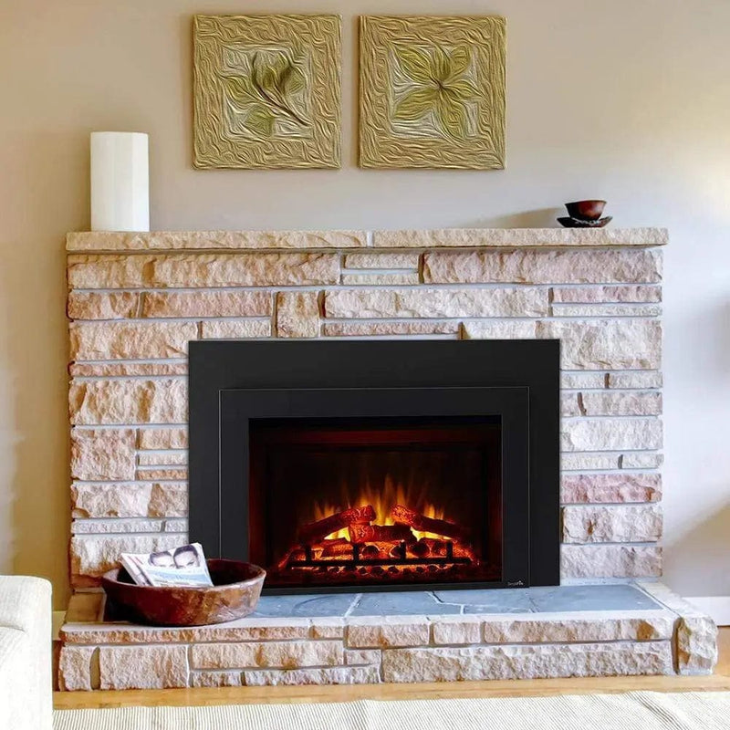 SimpliFire 30" Electric Insert Fireplace SF-INS30-BK Fireplaces SF-INS30-BK Flame Authority