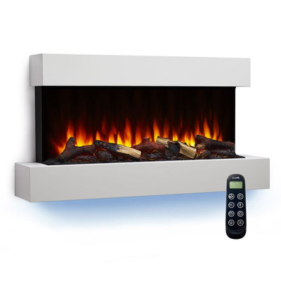 SimpliFire 43-Inch Format Floating Mantel Kit SF-FM43-WH Fireplace Accessories SF-FM43-WH Flame Authority