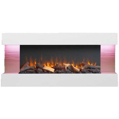 SimpliFire 50-Inch Format Floating Mantel Kit SF-FM50-WH