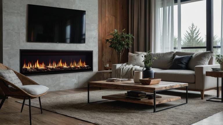 SimpliFire 60-inch Allusion Edge Electric Fireplace Fireplaces SF-ALLE60 Flame Authority