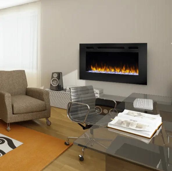 SimpliFire Allusion 40" Electric Fireplace SF-ALL40-BK Fireplaces SF-ALL40-BK Flame Authority