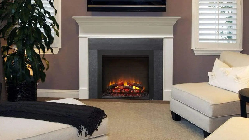 SimpliFire Built-In 30" Electric Fireplace SF-BI30-EB Fireplaces SF-BI30-EB Flame Authority