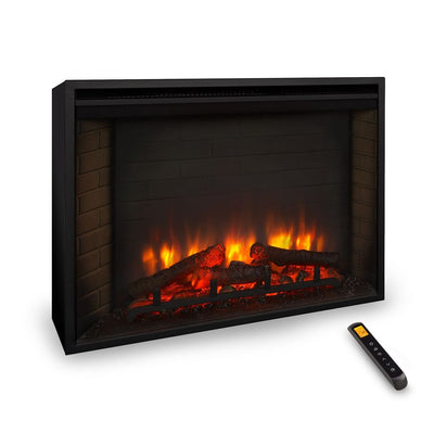 SimpliFire Built-In 30" Electric Fireplace SF-BI30-EB Fireplaces SF-BI30-EB Flame Authority