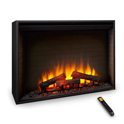 SimpliFire Built-In 36" Electric Fireplace SF-BI36-EB Fireplaces SF-BI36-EB Flame Authority