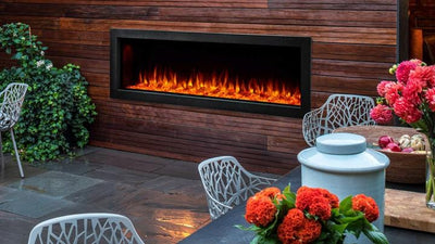 SimpliFire Forum 43-inch Electric Outdoor Fireplace SF-OD43