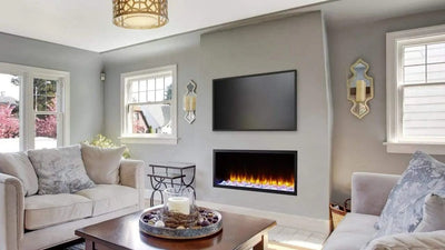 SimpliFire Scion 43" Electric Fireplace SF-SC43-BK Fireplaces SF-SC43-BK Flame Authority