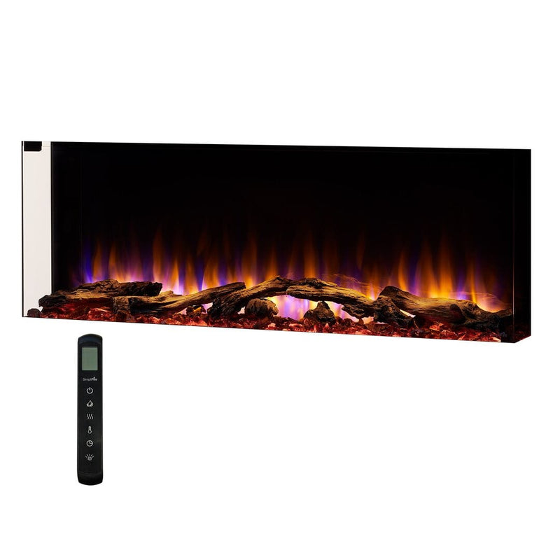 SimpliFire Scion 43" Electric Fireplace SF-SC43-BK Fireplaces SF-SC43-BK Flame Authority