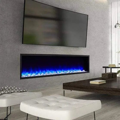 SimpliFire Scion 78" Electric Fireplace SF-SC78-BK Fireplaces SF-SC78-BK Flame Authority