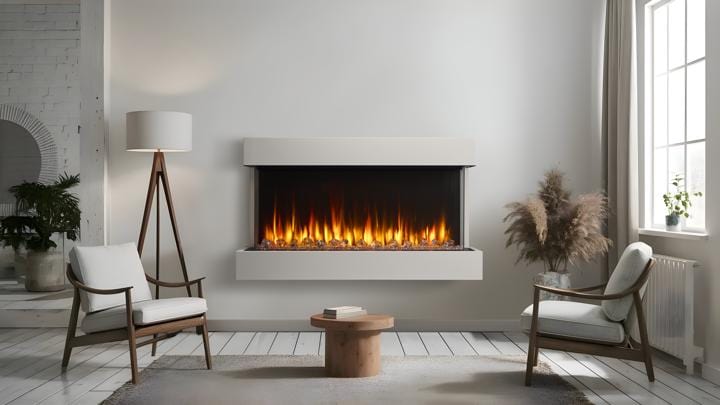 SimpliFire Triton 50" Linear Electric Fireplace SF-TR50 Fireplaces SF-TR50 Flame Authority
