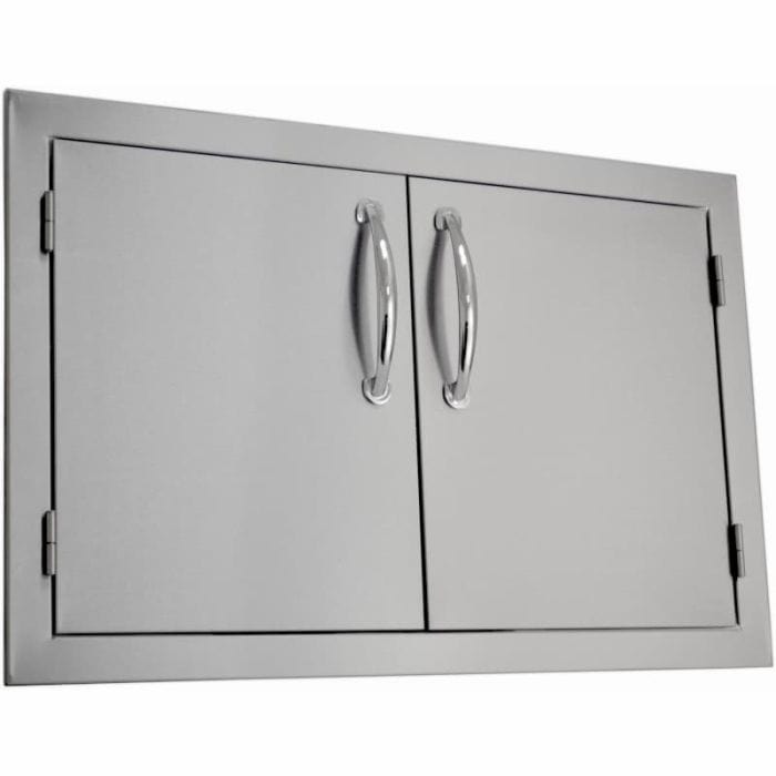 Sole Gourmet 20" x 26" Double 443 Stainless Steel Door Deluxe with 3/8 Bezel Flame Authority