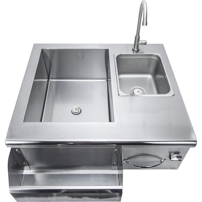 Sole Gourmet Built-In Bartender Sink and Cooler