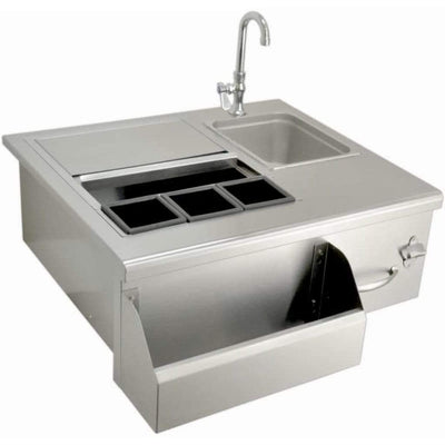 Sole Gourmet Built-In Bartender Sink and Cooler