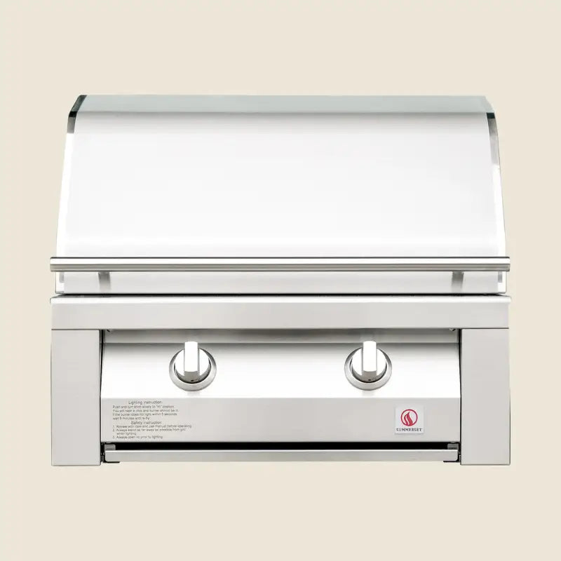 Summerset 30" Resort Built-In Gas Grill – SBG30 Natural Gas or SBG30L Propane Grills Flame Authority