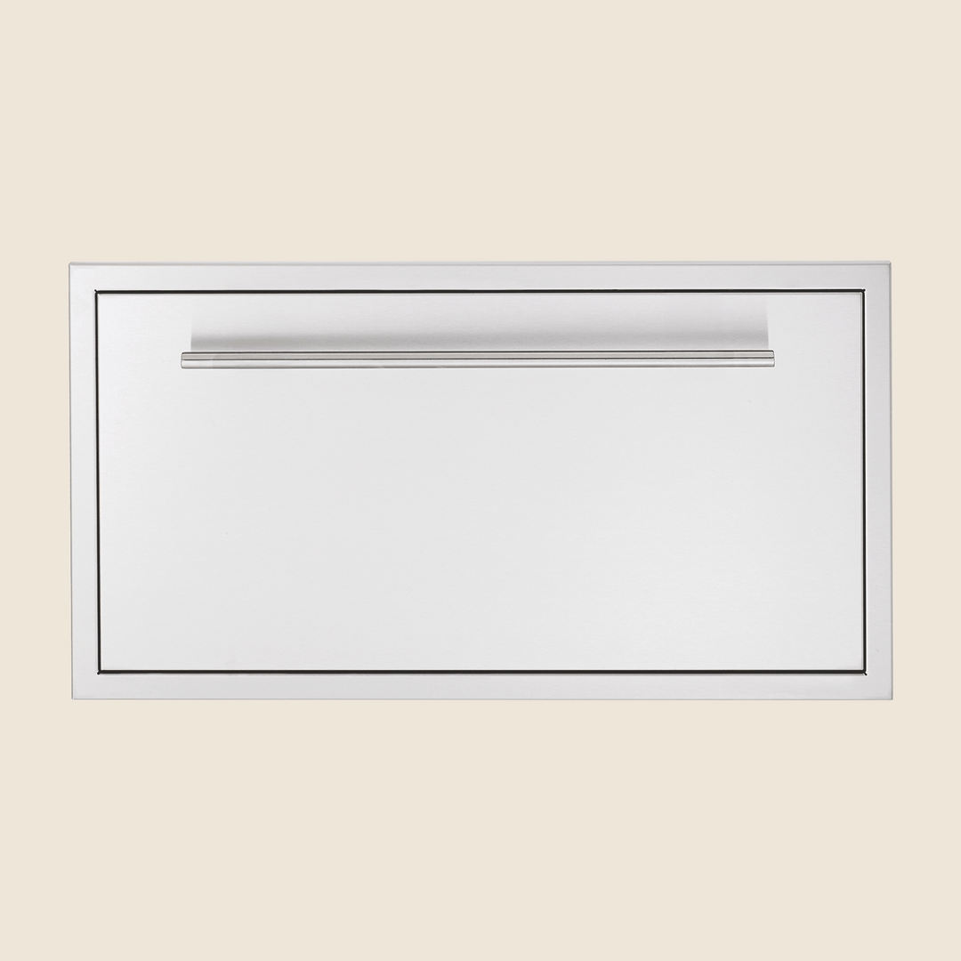 Summerset 36" x 20" Stainless Steel Large Storage Drawer DR1-36 BBQ Island Components DR1-36 Flame Authority