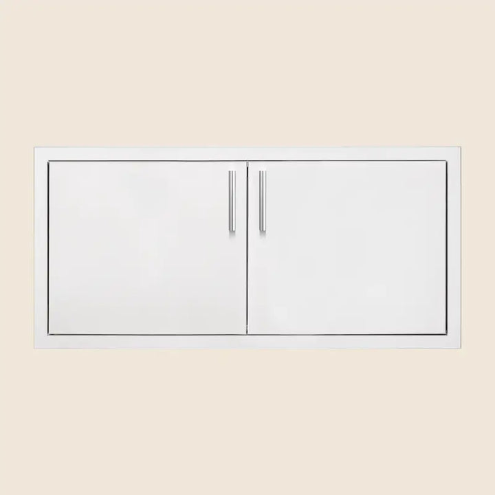 Summerset DP-36DC 36-Inch 2-Drawer Dry Storage Pantry & Enclosed Cabinet Combo BBQ Island Components DP-36DC Flame Authority
