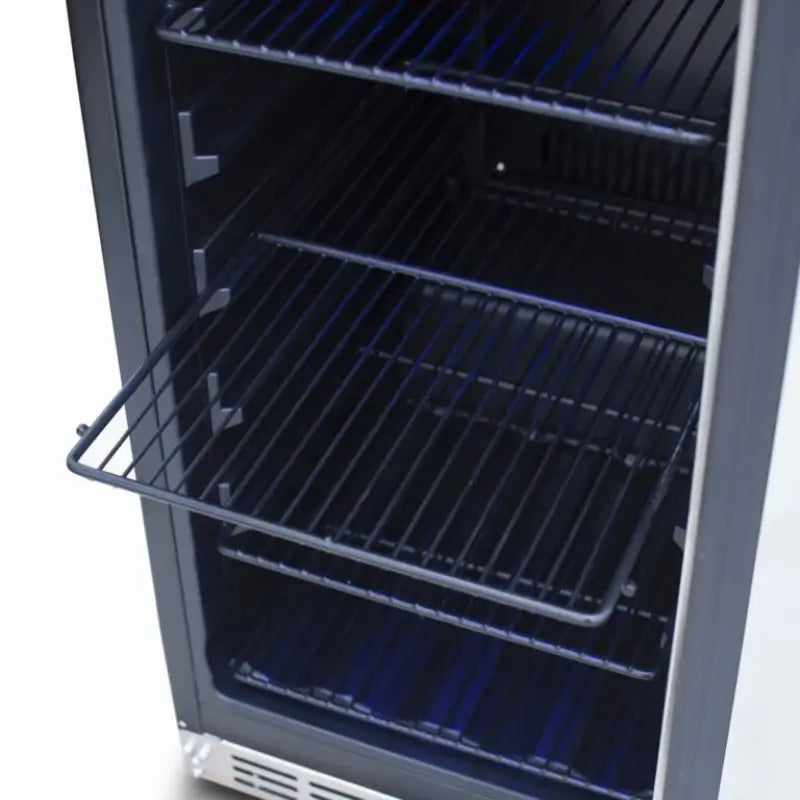 Summerset RFR-15G 15-Inch Outdoor Rated Refrigerator with Glass Door – 3.2 Cu. Ft. Refrigerators RFR-15G Flame Authority