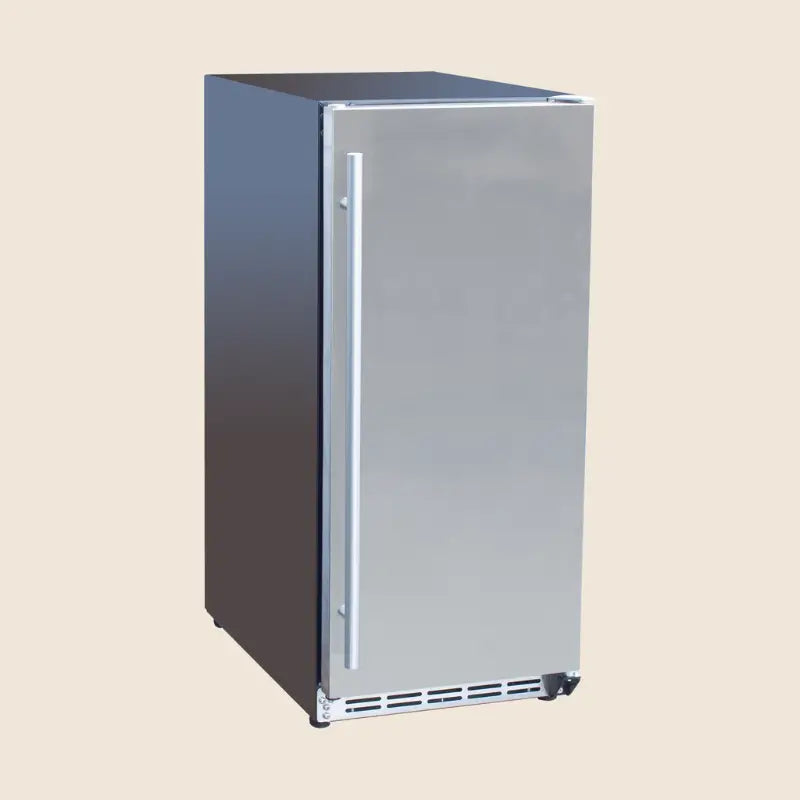 Summerset RFR-15S 15-Inch Outdoor Rated Refrigerator with Stainless Steel Door – 3.2 Cu. Ft. Refrigerators RFR-15S Flame Authority