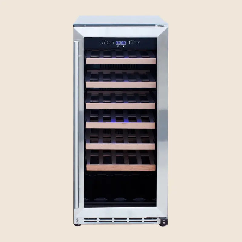 Summerset RFR-15W 15-Inch Outdoor Rated Wine Cooler – 3.2 Cu. Ft., 34-Bottle Capacity Wine Coolers RFR-15W Flame Authority