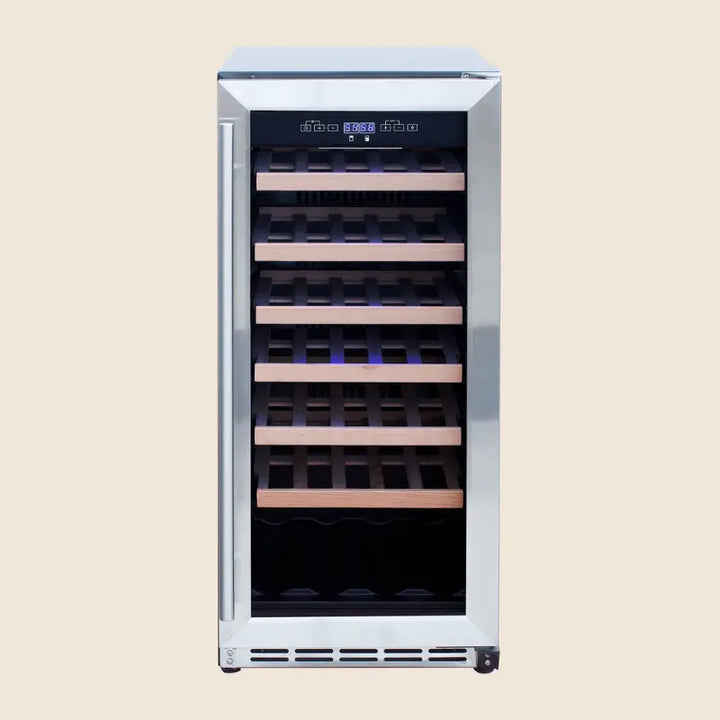 Summerset RFR-15W 15-Inch Outdoor Rated Wine Cooler – 3.2 Cu. Ft., 34-Bottle Capacity Wine Coolers RFR-15W Flame Authority