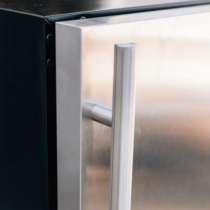 Summerset RFR-24S-A 24-Inch Outdoor Rated Refrigerator – 5 Cu. Ft., 161-Can Capacity Refrigerators RFR-24S-A Flame Authority
