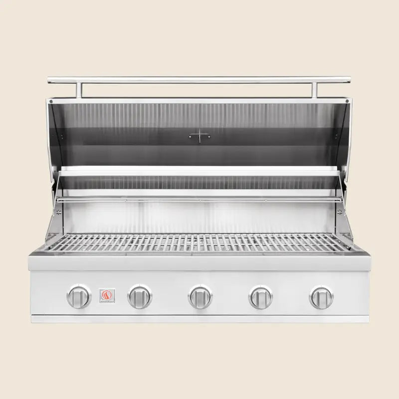 Summerset Sizzler 40-Inch Built-In Gas Grill – 60,000 BTU, Natural Gas or Propane Grills Flame Authority