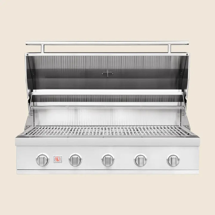 Summerset Sizzler 40-Inch Built-In Gas Grill – 60,000 BTU, Natural Gas or Propane Grills Flame Authority