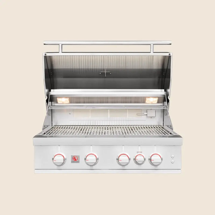 Summerset Sizzler Pro 32-Inch Built-In Gas Grill – Natural Gas or Liquid Propane Grills Flame Authority