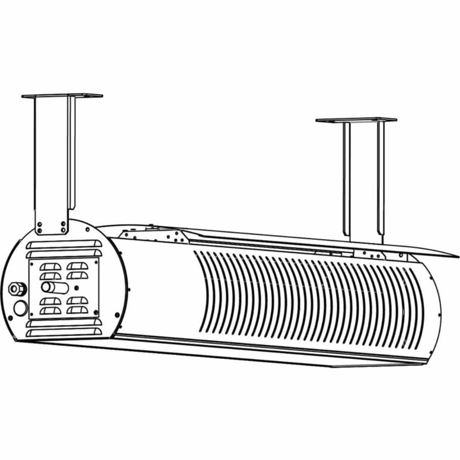 SunStar Ceiling Fixed Mount Bracket Kit for Infrared Patio Heaters Heater Parts & Accessories 44560353 Flame Authority