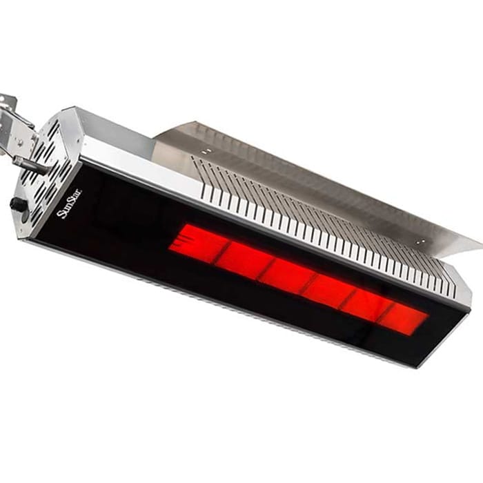 SunStar Marine Grade Overhead Gas Patio Heater SGL35-MG Heaters Flame Authority