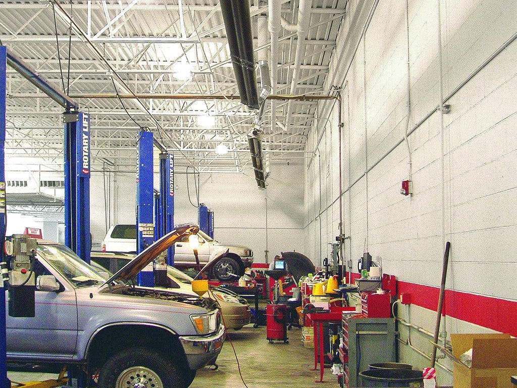 SunStar SPU Tough Guy Positive Pressure 30' Single Stage 100K BTU U-Tube Heater