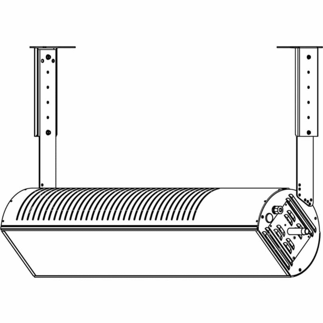 SunStar Wall/Ceiling Telescopic Mounting Bracket Kit Heater Parts & Accessories 44560352 Flame Authority