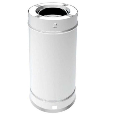 Superior 12-inch Stainless Steel Chimney Pipe for Snap-Pak 6-inch Wood-Burning Chimney System 6SPS12-1