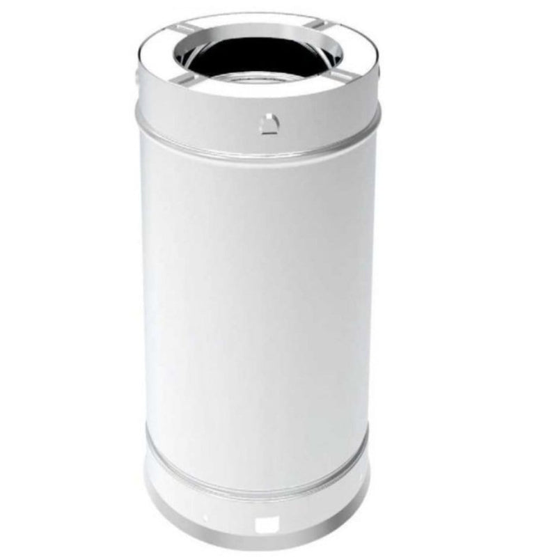 Superior 12-inch Stainless Steel Chimney Pipe for Snap-Pak 6-inch Wood-Burning Chimney System 6SPS12-1